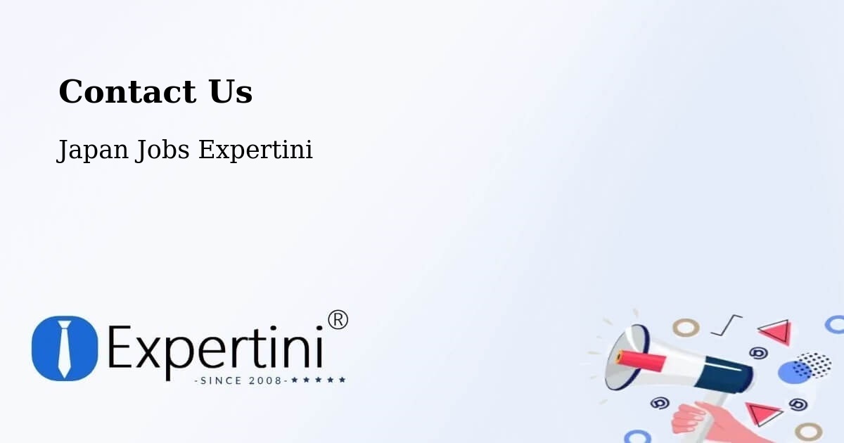 Contact Expertini – Sagae Shi - Japan Jobs Expertini