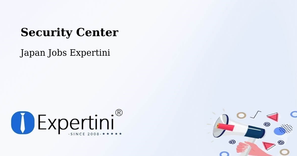 Security & Compliance – Sagae Shi - Japan Jobs Expertini